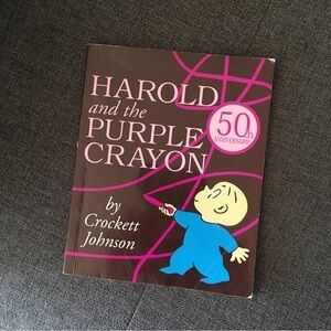 Harold and the Purple Crayon by Crockett Johnson, Paperback Children’s Book